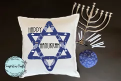 Happy Hanukkah Star of David SVG and Sublimation design Product Image 3