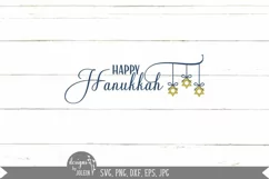 Happy Hanukkah, Hanukkah SVG Product Image 2