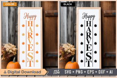 Fall Porch Sign SVG Bundle | Autumn Porch Sign | Fall Sign Product Image 10