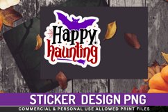Happy haunting Stickers PNG Product Image 1