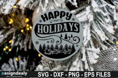 Christmas Round Signs Bundle - High-Quality Cut Files Product Image 4