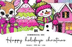 Happy Holidays Christmas Clipart Product Image 1