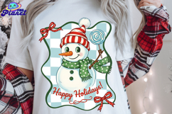 Vintage Christmas PNG Bundle, 5 Retro Holiday Sublimation Product Image 3