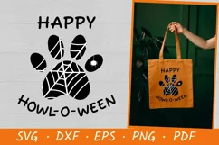 Halloween SVG | Happy Howl-O-Ween SVG | Halloween dog SVG Product Image 1