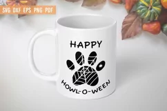 Halloween SVG | Happy Howl-O-Ween SVG | Halloween dog SVG Product Image 2