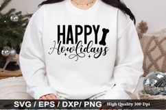 Happy Howlidays SVG - Christmas Dog Design Product Image 1