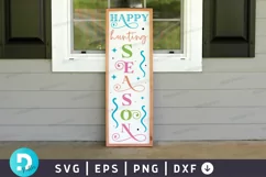 Happy Hunting Season SVG, Easter Porch Sign SVG Design Product Image 1
