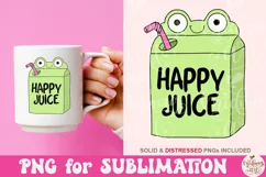 Happy Juice PNG, Cute Quirky Fun Inspirational Mental Health Product Image 3