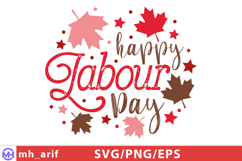 Happy Labour Day SVG PNG T-shirt Design Product Image 1