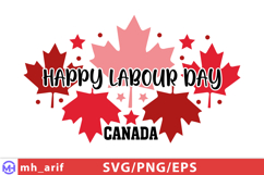 Happy Labour Day Canada SVG PNG Design Product Image 1