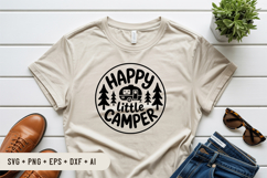 Camping Round Sign SVG Bundle | Outdoor Sign | Camping SVG Product Image 14