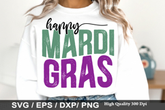 Happy Mardi Gras - Mardi Gras SVG Design Product Image 1