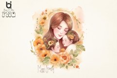 Happy Mom and Daughter flower Sublimation Bundle Product Image 6
