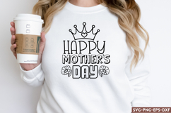 Happy mother&#039;s day SVG, Mom SVG Product Image 1