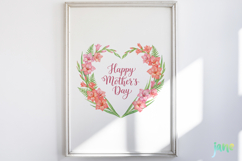 Happy Mother’s Day Birth Flower Clipart Product Image 6