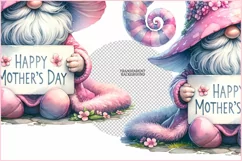 Happy Mother's Day Pink Gnome png| gonks sublimation Gnome Product Image 3