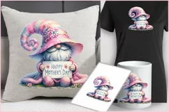 Happy Mother's Day Pink Gnome png| gonks sublimation Gnome Product Image 4