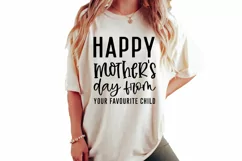 Happy mother's day From your favourite child SVG Product Image 3