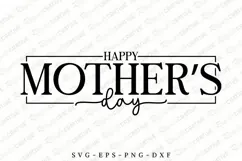 Happy Mother’s Day SVG Design, Mother's Day SVG Design Product Image 1