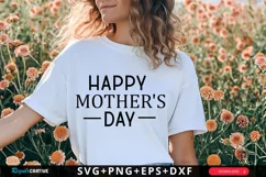 Happy Mother's Day SVG, Mothers Day SVG Design Product Image 1