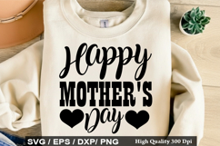 Happy Mothers Day - Mother's Day SVG Design Product Image 1