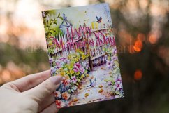 Happy Mother&#039;s Day Card, Floral Printable Greeting Card d1 Product Image 3