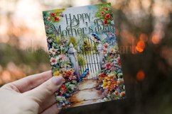 Happy Mother&#039;s Day Card, Floral Printable Greeting Card d10 Product Image 3