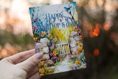 Happy Mother&#039;s Day Card, Floral Printable Greeting Card d7 Product Image 3