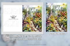 Happy Mother&#039;s Day Card, Floral Printable Greeting Card d9 Product Image 2