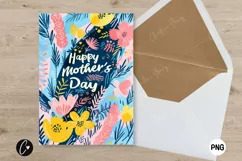 Vibrant Happy Mother's Day Card | Mother's Day Printable Product Image 2