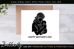 Mothers Day SVG for Cricut Mom Mama T-shirt Mug Card Design Product Image 1