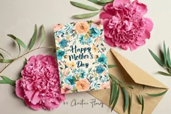 Happy Mother's Day Flower Card | Mother's Day Printable Product Image 3