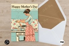 Retro Mother's Day Card | Mother's Day Printable Product Image 2