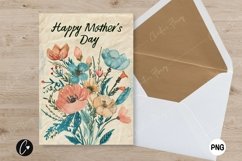 Vintage Flowers Mother&#039;s Day Card | Mother&#039;s Day Printable Product Image 2