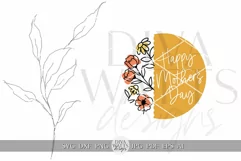 Happy Mother's Day SVG Mother's Day Door Hanger svg Product Image 2