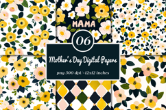 Happy Mother's Day Digital Papers Product Image 1