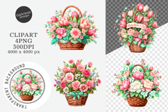 Happy Mothers Day Floral clipart Product Image 1