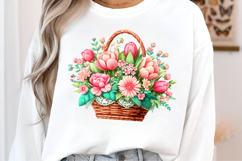 Happy Mothers Day Floral clipart Product Image 2