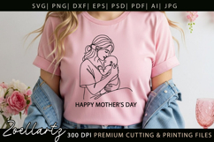 Mothers Day SVG for Cricut Mom Mama T-shirt Mug Card Design Product Image 5