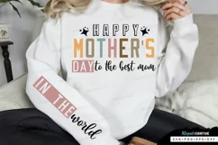 Happy Mother's Day Sleeve SVG, Mother's Day SVG Design Product Image 1