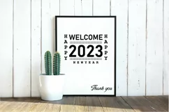 Happy New Year SVG, New Year Shirt SVG Product Image 6