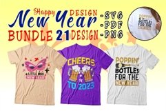 Happy New Year sublimation Design Bundle |Happy New Year svg Product Image 1
