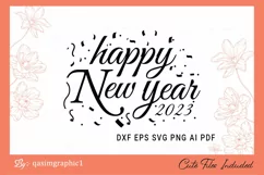happy new year 2023 is use as a svg