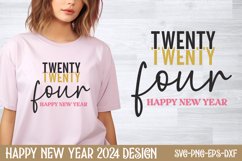 Twenty twenty four happy new year SVG Product Image 1