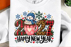 Happy New Year 2027 Hot Cocoa PNG Product Image 2