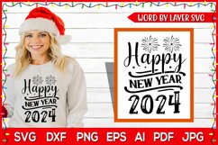 happy new year svg design, new year svg 2024 Product Image 1