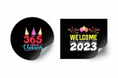 Happy New Year sublimation Design Bundle |Happy New Year svg Product Image 8
