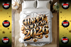 Happy New Year 2026 Retro Sublimation Product Image 9