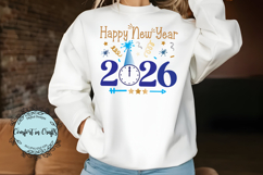 Happy New Year Countdown Clock SVG and Sublimation Product Image 4