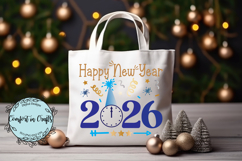 Happy New Year Countdown Clock SVG and Sublimation Product Image 3